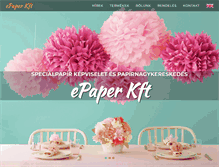 Tablet Screenshot of epaper.hu